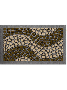 Ταπέτο Forma 40x70cm Καφέ Chios Hellas