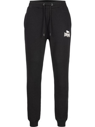 Lonsdale Pilsdon Ανδρικό Παντελόνι Φόρμας με Λάστιχο Μαύρο 117107-1000
