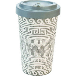 Well Ποτήρι Bamboo με Καπάκι Greek 500ml E1809