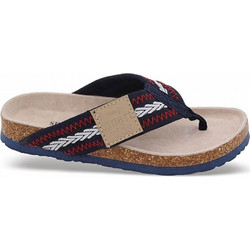 Smart Kids Παιδικές Σαγιονάρες για Αγόρι Μπεζ Navy Μπλε P613BL