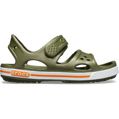 Crocs Crocband II Παιδικά Παπούτσια Θαλάσσης για Αγόρι Χακί 14854-309