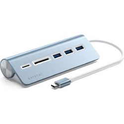 Satechi ST-TCHCRB USB Hub 3.0 USB-C με 5 Θύρες USB-A / Card Reader