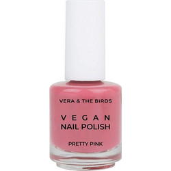 Vera & The Birds Vegan Nail Polish Pretty Pink Gloss Βερνίκι Νυχιών 14ml