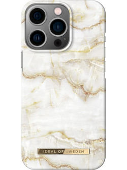 iDeal of Sweden Fashion Back Cover Golden Pearl Marble (iPhone 13 Pro)