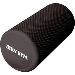 Iron Gym Κύλινδρος γυμναστικής και μασάζ σε μαύρο χρώμα, 15x30 cm, Foam Roller της IRON GYM