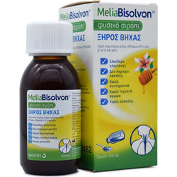 Sanofi MeliaBisolvon Φυτικό Σιρόπι για Ξηρό Βήχα 100ml