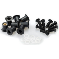 ΚΙΤ ΑΝΟΔΙΩΜΕΝΕΣ ΒΙΔΕΣ BLACK ΓΙΑ RACING ΖΕΛΑΤΙΝΕΣ (6ΤΜΧ) 0957N | PUIG