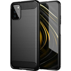 Θήκη Forcell Carbon για Xiaomi Redmi 9T, Poco M3 Back Cover Black