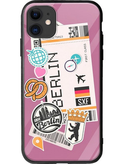 Θήκη Ticket To Berlin iPhone 11 Groove TPU (Tempered Glass και TPU)