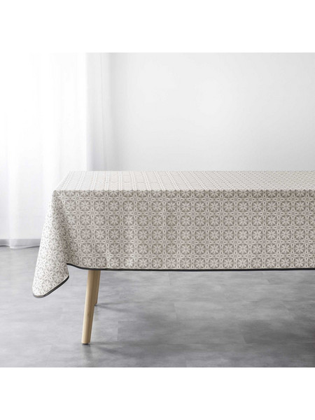 Τραπεζομάντιλο Douceur d interieur NAPPE RECTANGLE 150 x 240 CM POLYESTER IMPRIME GRIS