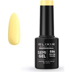 Elixir Semigel 556 Mellow Yellow Ημιμόνιμο Βερνίκι Νυχιών 5ml