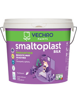Vechro Smaltoplast Silk Eco Οικολογικό Πλαστικό Χρώμα Εσωτερικού Χώρου Λευκό 10lt