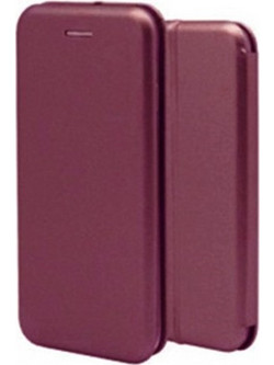 100.0747 OEM MAGNETIC BOOK CASE FOR IPHONE 12 MINI 5,4 METALLIC BΟRDEAUX