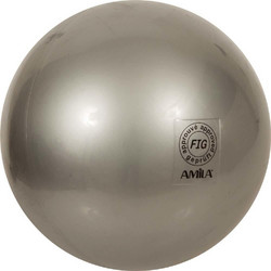 Amila Μπάλα Ρυθμικής με Διάμετρο 19cm Ασημί 47957 5203194479576