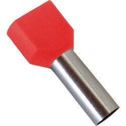 TWIN ISOLATED CABLE TERMINAL T1008/RED - 59025TE