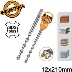 Επαγγελματικό Τρυπάνι Τετράκοπο SDS plus Ingco DBH1211202C - Φ 12 x 210mm DBH1211202C