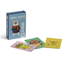 Eurekakids Cards Animals Family Επιτραπέζιο Παιχνίδι για Παιδιά 3+ Ετών για 2-4 Παίκτες