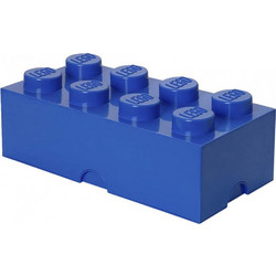 Lego Storage 8-Stud Brick Blue για 6+ Ετών