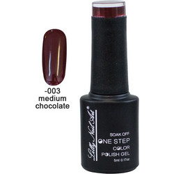Lilly Nail Art One Step Medium Chocolate Ημιμόνιμο Βερνίκι Νυχιών 5ml