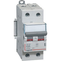 Legrand DX3 Διπολικός Διακόπτης Ράγας 400V 63A 406447