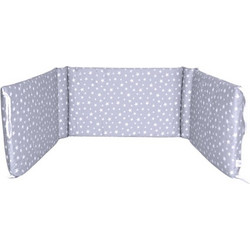 Baby Star Πάντα Κούνιας Stars Λευκό Γκρι 40x200cm