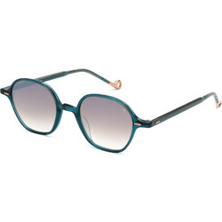 Eyepetizer Visconti C.Z 18F Γυναικεία Γυαλιά Ηλίου Στρογγυλά Μεταλλικά Πράσινα με Μαύρο Degradee Φακό