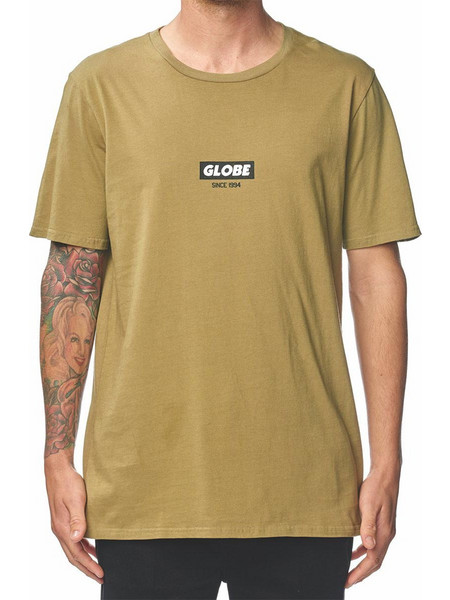 Globe Stamped t-shirt khaki gb01810029-kh