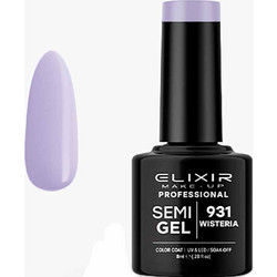 Elixir Semigel 931 Wisteria Ημιμόνιμο Βερνίκι Νυχιών 8ml