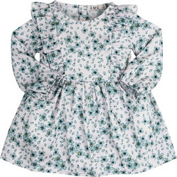 EMC Παιδικό Φόρεμα Floral Λευκό Πράσινο AA4676442916