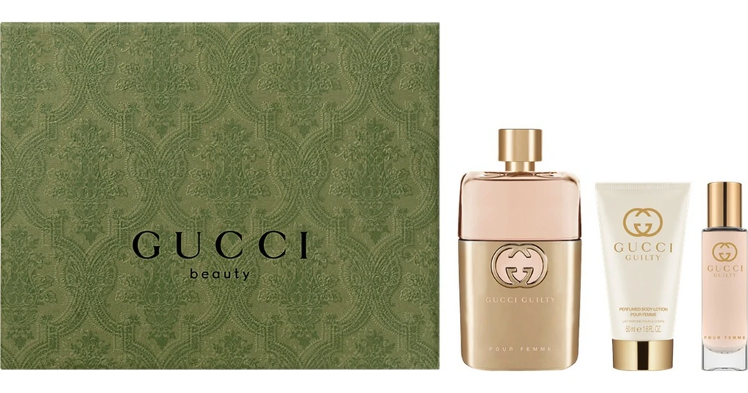 Gucci Guilty Pour Femme Eau de Parfum 90ml + Body Lotion 50ml + Travel
