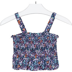 Losan Παιδικό Crop Top Αμάνικο Μπλε 21G-3003AL