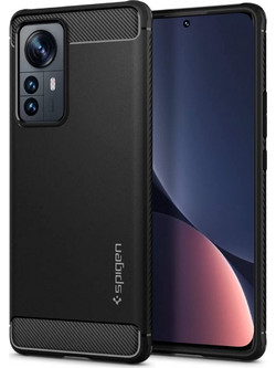 Spigen Rugged Armor Back Cover Matte Black (Xiaomi 12 Pro)