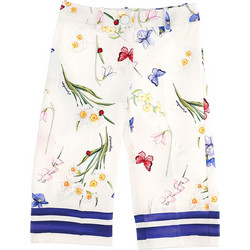Παντελόνι Υφασμάτινο Monnalisa Με Floral Print 115427 5611-0099 Κορίτσι