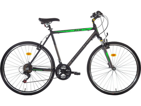 Orient Bikes Cross Pulse Ποδήλατο Trekking 28" Αλουμινίου με 21 Ταχύτητες Μαύρο