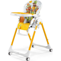 Peg Perego Prima Pappa Follow Me Αναδιπλούμενο Καρεκλάκι Φαγητού με Ροδάκια Fox & Friends