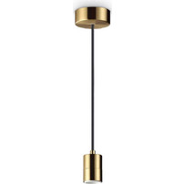 Ideal Lux Set Up Κρεμαστό Φωτιστικό Οροφής Μονόφωτο E27 Χρυσό 260051