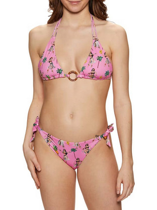 Banana Moon Bikini Set Τριγωνάκι Floral Ροζ OREODASIA-VAIAN-JZA33