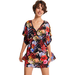 Desigual Angelina Mini Καλοκαιρινό Καθημερινό Φόρεμα Πολύχρωμο 22SWMW18-2000