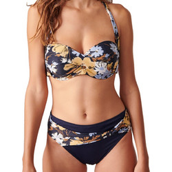 BLU4U Bikini Set με Ενίσχυση Floral Μαύρο Πολύχρωμο 22357051D-04