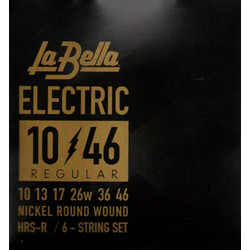 La Bella HRS Regular Σετ 6 Χορδές Ηλεκτρικής Κιθάρας Nickel Plated Steel 10-46" Normal Tension