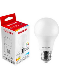 Λάμπα Toshiba LED N STD E27 6500K 470lm 4.7W Cold White