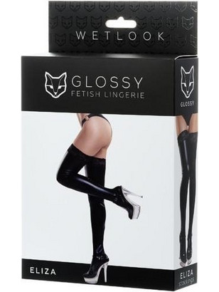 Κάλτσες Glossy Eliza (Μαύρες)