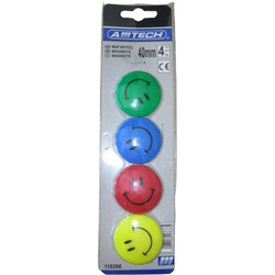 ΜΑΓΝΗΤΗΣ SMILE 40mm 4τμχ ATECH 118266