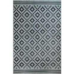Ezzo Chroma Χαλί Ορθογώνιο Καλοκαιρινό 200x290cm B528BJ8 Light Blue Dark Grey