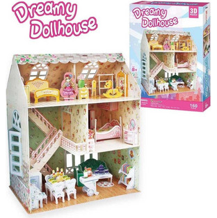 Παιδικό Puzzle CubicFun 3D Dreamy Dollhouse 160 Κομμάτια