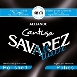 Savarez 510AJH Alliance Cantiga Polished Σετ 6 Χορδές Κλασικής Κιθάρας 25-45" Hard Tension