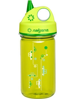 Nalgene Grip-N-Gulp Cars Παιδικό Μπουκάλι Πλαστικό BPA Free Lime 350ml