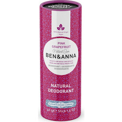 Ben & Anna Pink Grapefruit Γυναικείο Αποσμητικό Stick Χωρίς Αλουμίνιο 40gr