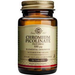 Solgar Chromium Picolinate 100mg 90 Ταμπλέτες
