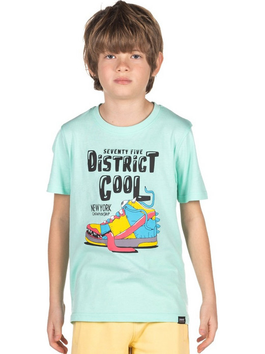 District75 Παιδικό T-Shirt Κοντομάνικο Μπλε 123KBSS-677-068